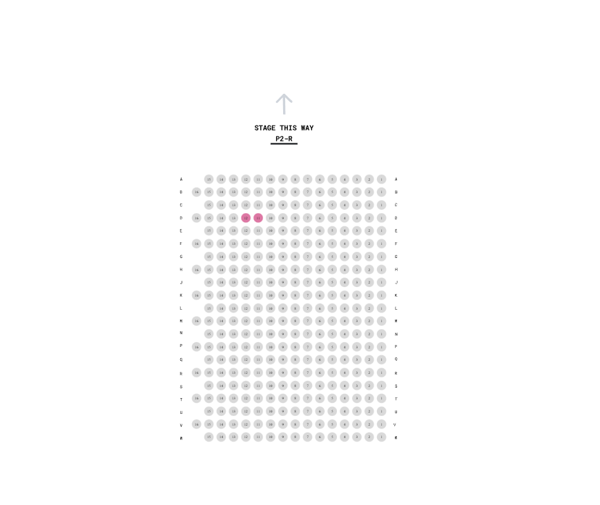 Seat Diagram Screenshot